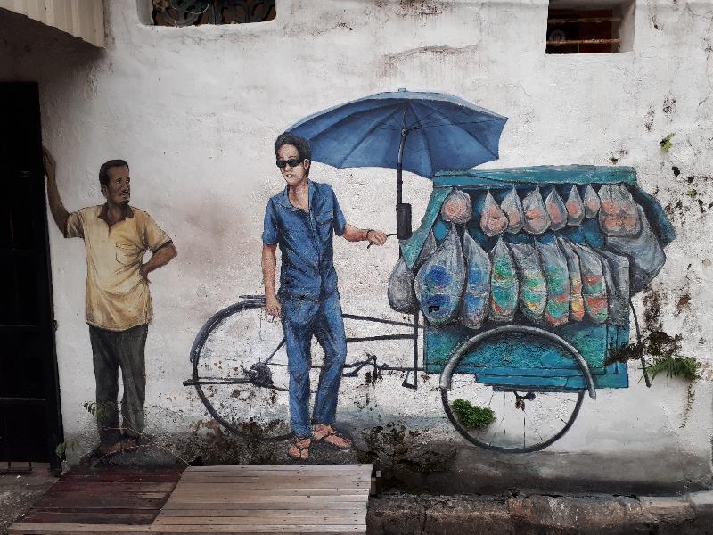 Gurney Bay Hotel, A Parkroyal Partner Hotel Джорджтаун Экстерьер фото A mural in Kampung Kling